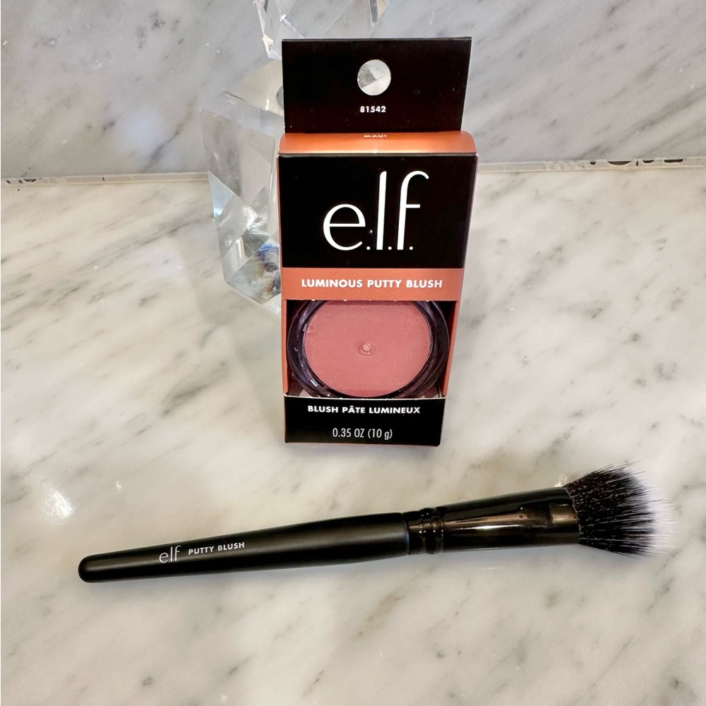 New ELF Maui Cream Blush & Putty Blush Brush